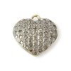 Pendentif d'occasion or 750 2 tons diamants - vue V1