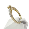 Bague d'occasion or 750 2 tons diamants - vue V2