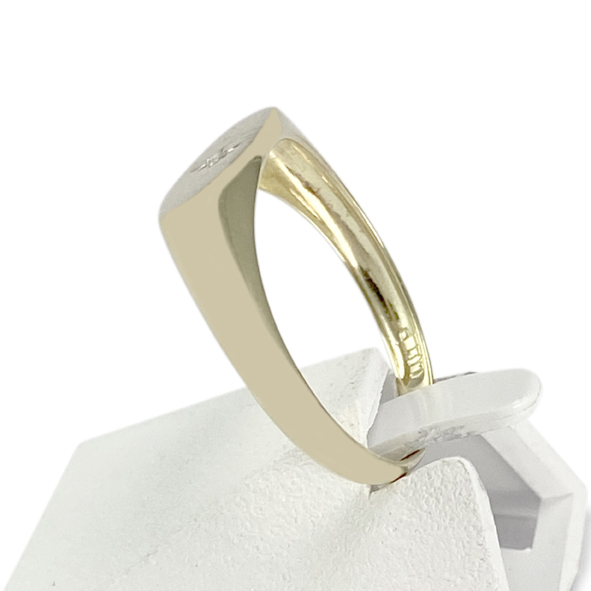 Bague d'occasion or 375 jaune diamant - vue 2