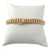 Bracelet d'occasion or 750 jaune maille américaine 19,5 cm - vue V2