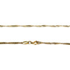 Chaine d'occasion or 585 jaune maillle singapour 56 cm - vue V3