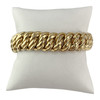 Bracelet d'occasion or 750 jaune maille américaine 19cm - vue V1