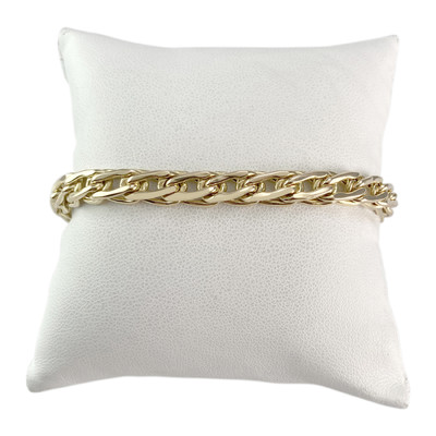 Bracelet d'occasion or 585 jaune 18cm