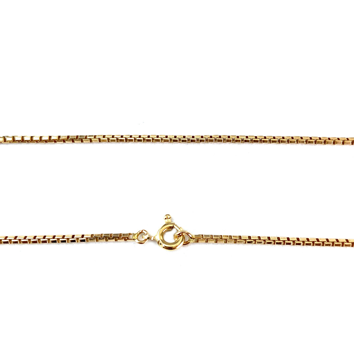 Chaine d'occasion or 750 jaune maille venitienne 46 cm - vue 3