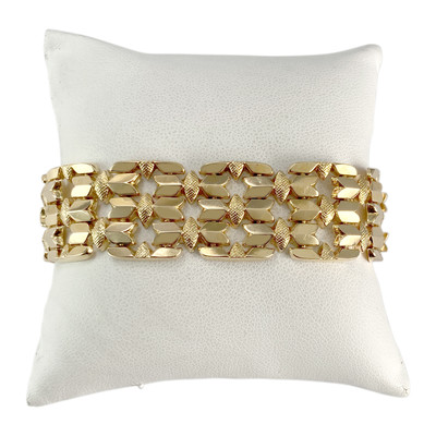 Bracelet d'occasion or 750 jaune 19,5 cm