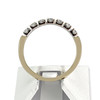 Bague d'occasion 2 ors 750 diamants synthétiques - vue V3