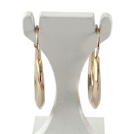 Boucles d'oreilles d'occasion or 750 jaune 20 mm