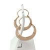Boucles d'oreilles d'occasion or 750 jaune 20 mm - vue V2