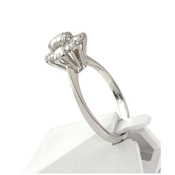 Tweedehands ring platina 950 diamant