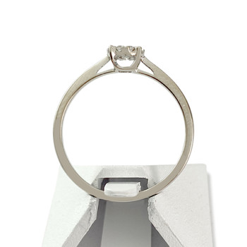 Second-hand gold ring 750 white diamonds