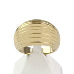 Pre-owned LALIQUE ring in 14k yellow gold - view 1