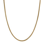 Chaine d'occasion or 750 jaune maillle gourmette 65 cm - vue 1