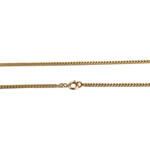 Chaine d'occasion or 750 jaune maillle gourmette 65 cm - vue 3