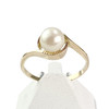 Bague d'occasion or 750 jaune perle de culture - vue V1