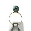 Bague d'occasion or 750 perle de tahiti - vue V3