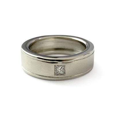 Bague d'occasion Or 750 diamants