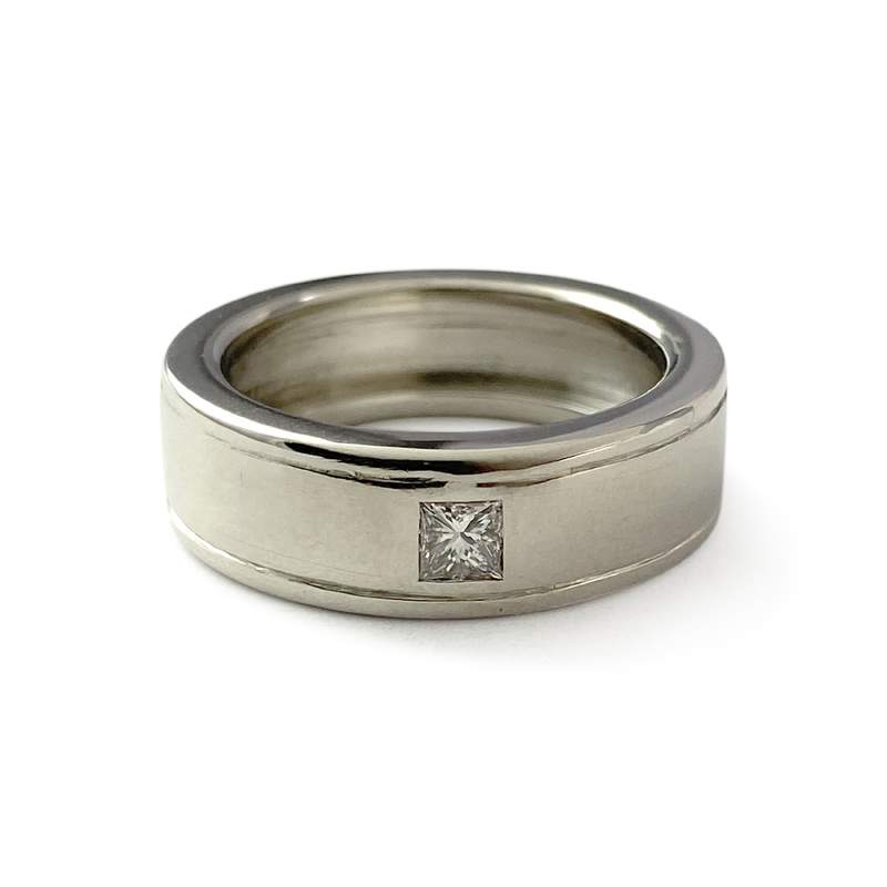 Bague d'occasion Or 750 diamants - vue 1