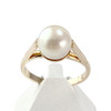 Bague d'occasion or 750 perle de culture - vue V1