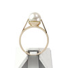 Bague d'occasion or 750 perle de culture - vue V3