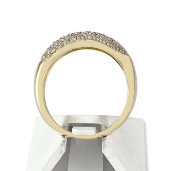 Tweedehands gouden ring 750 diamanten