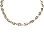 Collier d'occasion or 750 2 tons - vue 1