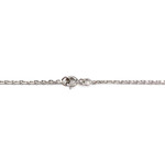 Tweedehands gouden collier 750 witte diamanten - bekijk 3