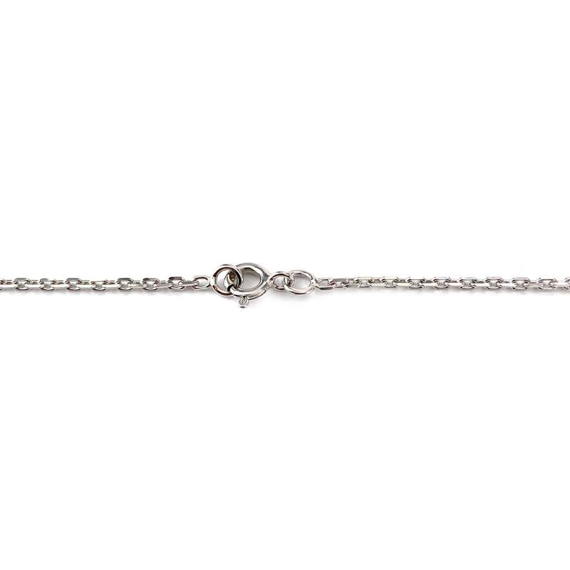 Collier d'occasion or 750 blanc diamants - vue 3