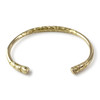 Bracelet jonc d'occasion or 750 jaune - vue V3