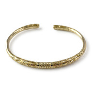 Bracelet jonc d'occasion or 750 jaune