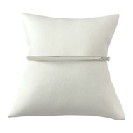 Bracelet jonc d'occasion or 750 blanc
