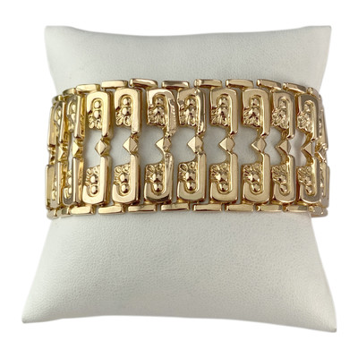 Bracelet d'occasion or 750 jaune 19cm