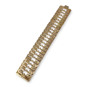 Bracelet d'occasion or 750 jaune 19cm