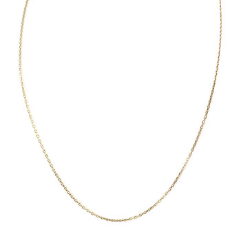 Collier d'occasion or 750 jaune maille forçat 53cm