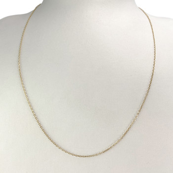 Collier d'occasion or 750 jaune maille forçat 53cm