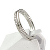 Bague d'occasion or 375 blanc diamants - vue V2