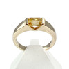 Bague d'occasion or 750 jaune citrine - vue V1