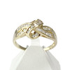 Bague d'occasion or 750 jaune diamants - vue V1