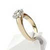 Bague d'occasion or 750 jaune diamants - vue V2