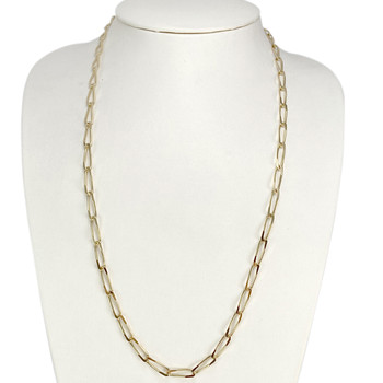 Second hand gold chain 750 yellow horse chain 60 cm