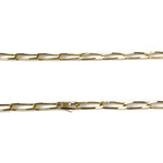 Chaine d'occasion or 750 jaune maille cheval 60 cm - vue 3