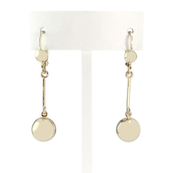 Second-hand 585 yellow gold earrings
