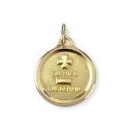 Médaille d'occasion or 750 jaune