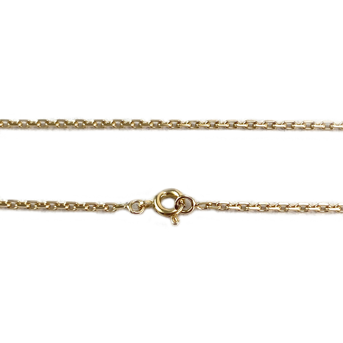 Chaine d'occasion or 750 jaune maille forçat 46 cm - vue 3