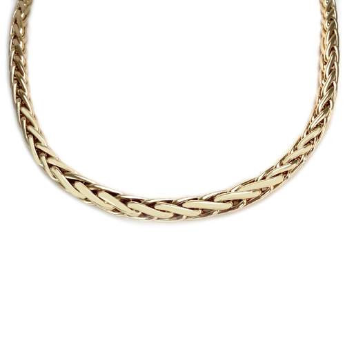 Tweedehands 750 geelgouden palmboomketting