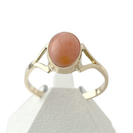 Bague d'occasion or 750 jaune corail