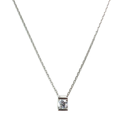 Collier VAN BRILL d'occasion or 750 blanc diamant 42cm - vue 1