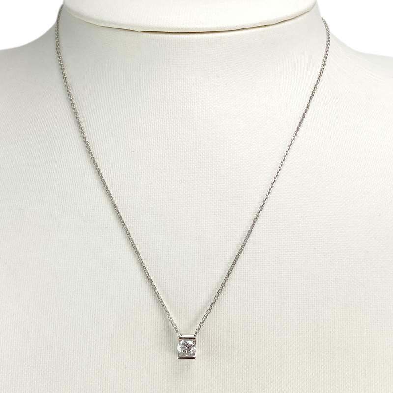 Collier VAN BRILL d'occasion or 750 blanc diamant 42cm - vue 2