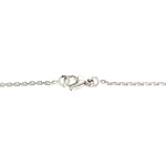 Collier VAN BRILL d'occasion or 750 blanc diamant 42cm - vue 3