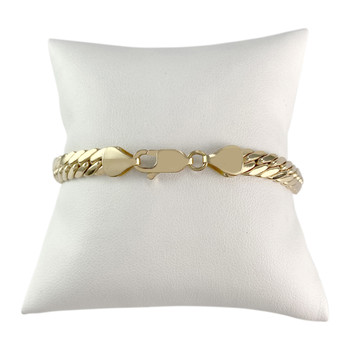 Bracelet d'occasion or 750 jaune maille anglaise 20cm