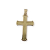 Pendentif d'occasion or 750 croix relief - vue V1